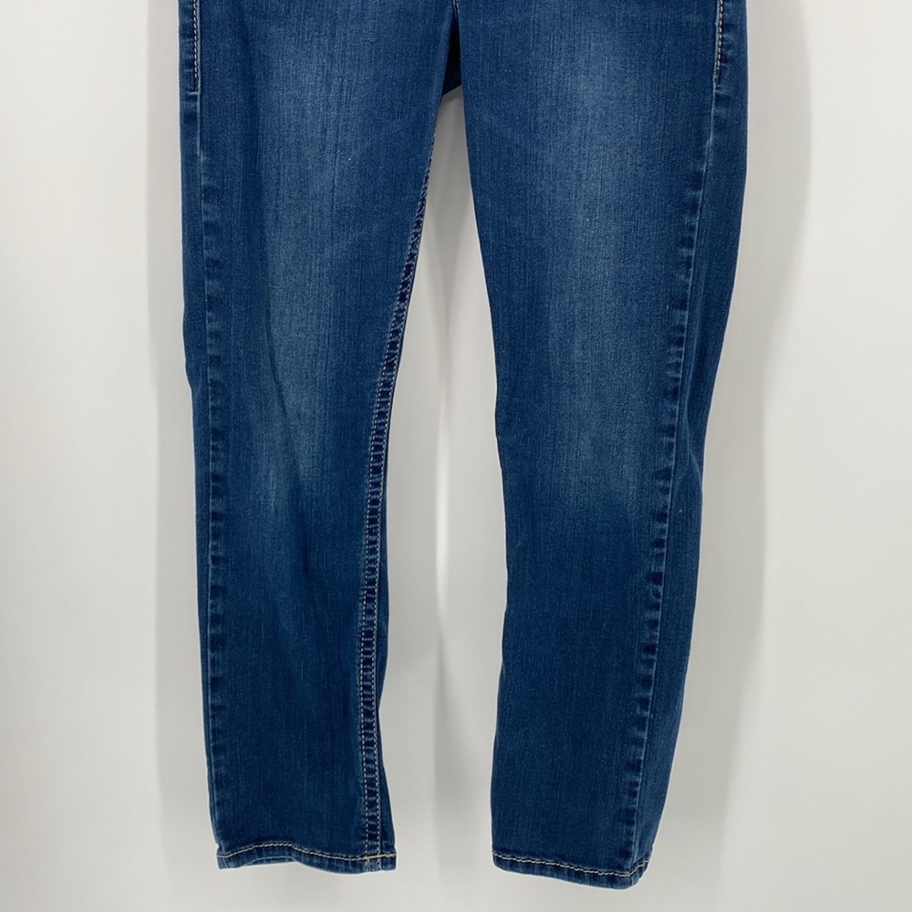 Silver Jeans Tuesday Low Capri Jeans Super Stretch Thick Contrast Stitch - Picture 3 of 10